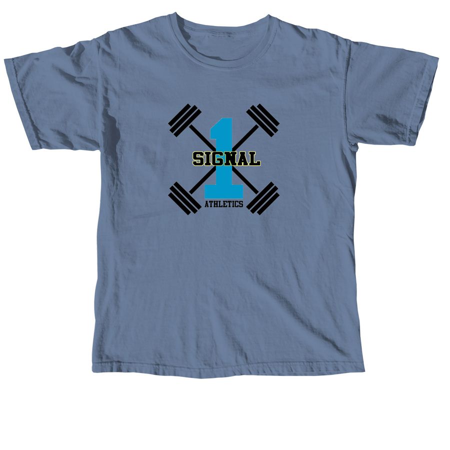 Signal 1 Athletics, a Blue Jean Comfort Colors Unisex Tee