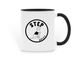 STEP@Pitt Two-toned Mug, a Black Two-Tone Ceramic Mug