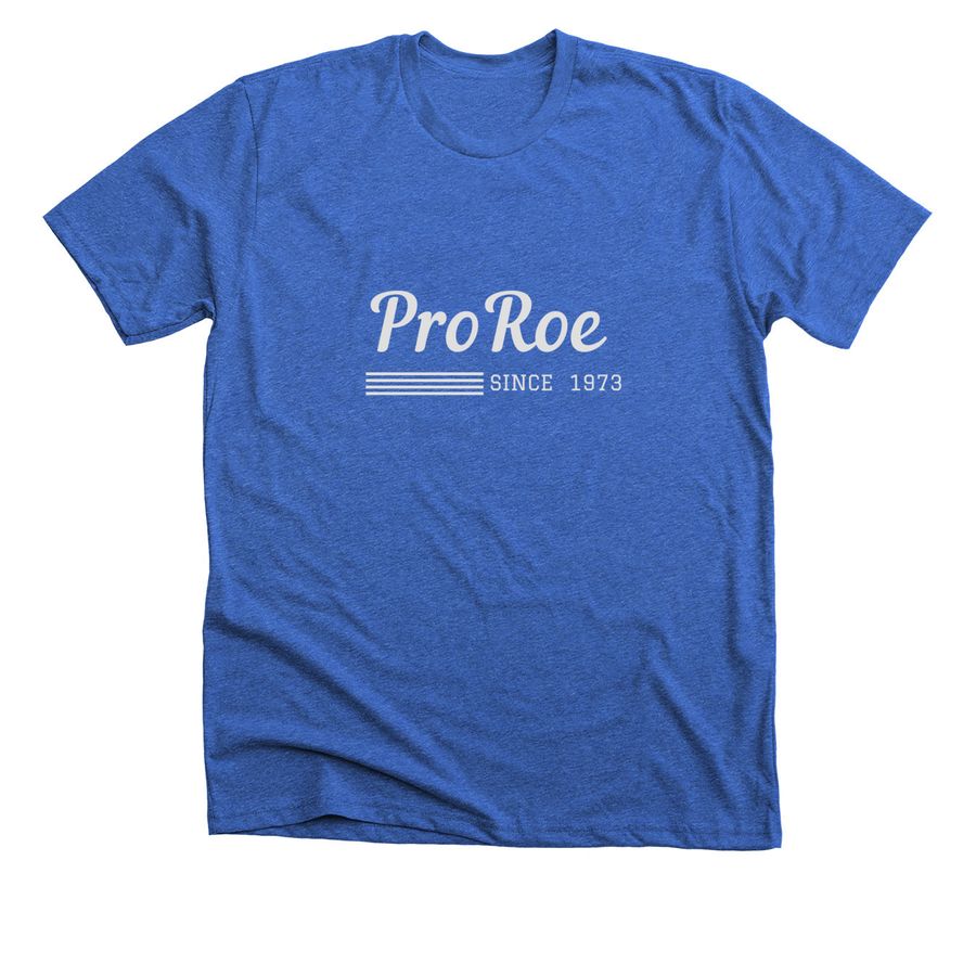 ProRoe, a Heather True Royal Premium Unisex Tee