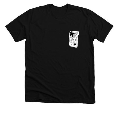 "The Mellow Stogie" T-Shirt, a Solid Black Blend Premium Unisex Tee
