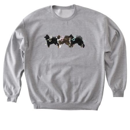 Icie Trio, a Sport Grey Softstyle Crewneck Sweatshirt