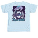 Fall 26 Rush Shirt, a Chambray Comfort Colors Unisex Tee (back-view)