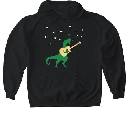 Jurassic Jams, a Black Gildan Softstyle Pullover Hoodie
