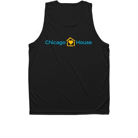 Chicago House and Social Service Agency, a Black Unisex Performance Tank