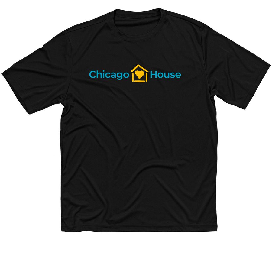 Chicago House and Social Service Agency, a Black Classic Performance Tee