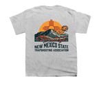New Mexico State Shoot ? 2026, a Sport Grey Youth Unisex Tee (back-view)