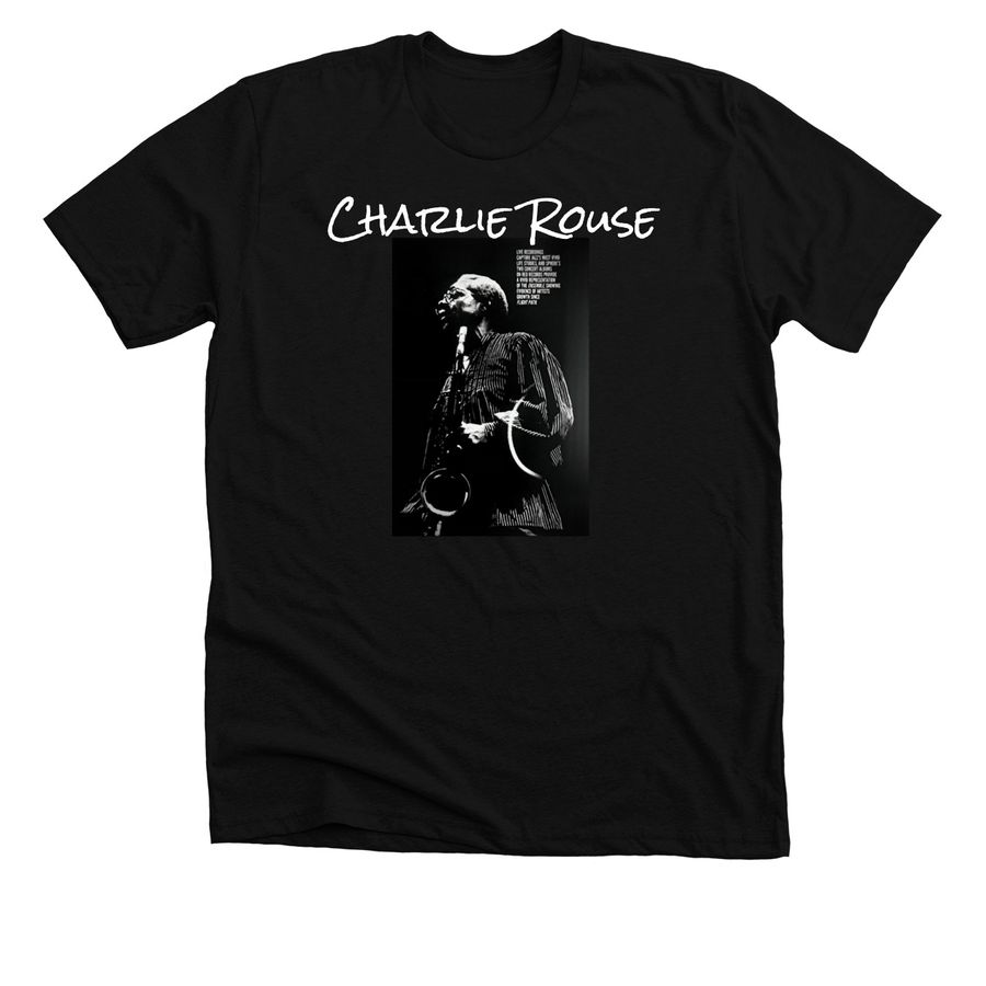 Rouse Legacy Charlie Rouse Cinnamon Flower 4, a Solid Black Blend Premium Unisex Tee