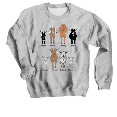 The Herd - Updated ?Kids? on the front, a Sport Grey Crewneck Sweatshirt