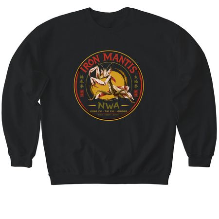 Iron Mantis NWA T-Shirt, a Black Softstyle Crewneck Sweatshirt