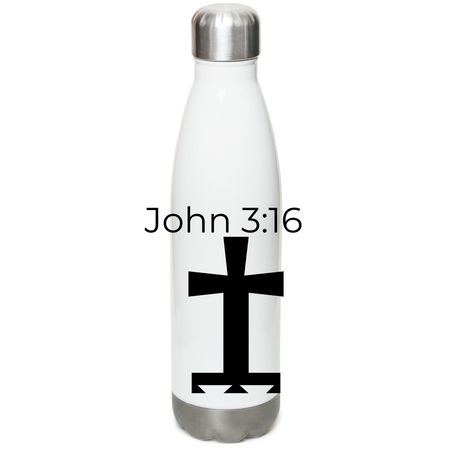 Water bottle, a White Stainless Steel Water Bottle