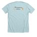 Pregnancy after Loss, a Heather Ice Blue Premium Unisex Tee (back-view)