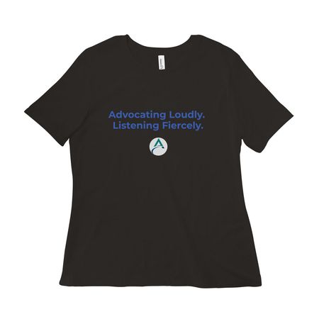 Official ACE Shirts! Version 1.0, a Black Women?s Relaxed Cotton Tee