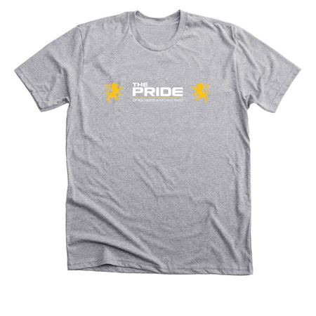 Pride Logo Merch, a Athletic Heather Premium Unisex Tee