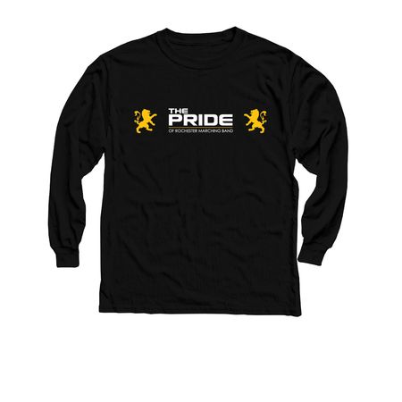 Pride Logo Merch, a Black Youth Long Sleeve Tee