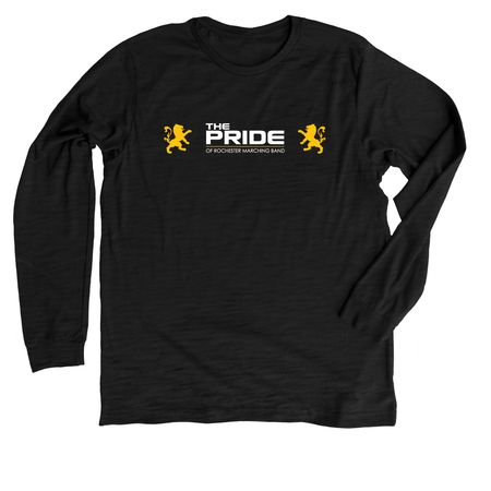 Pride Logo Merch, a Solid Black Blend Premium Long Sleeve Tee