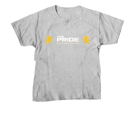 Pride Logo Merch, a Sport Grey Youth Unisex Tee