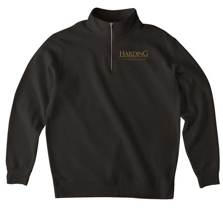 Harding University PA Program Merch, a Black Midweight Quarter Zip Pullover