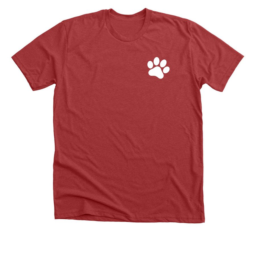 Fam Fit Check: Rescue Squad, a Heather Canvas Red Premium Unisex Tee