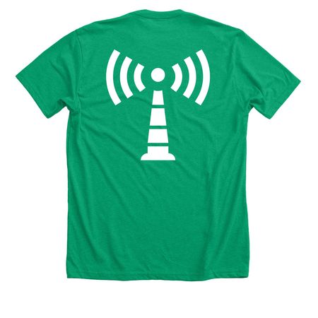 New, a Heather Kelly Premium Unisex Tee (back-view)