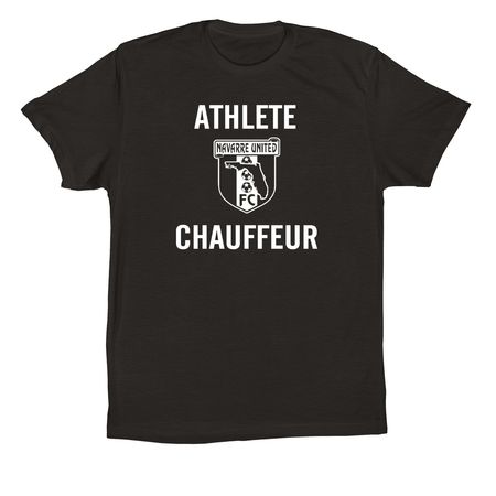 NUFC Chauffeur, a Black Premium Cotton Tee