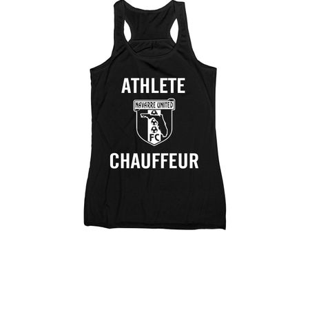 NUFC Chauffeur, a Black Women's Racerback