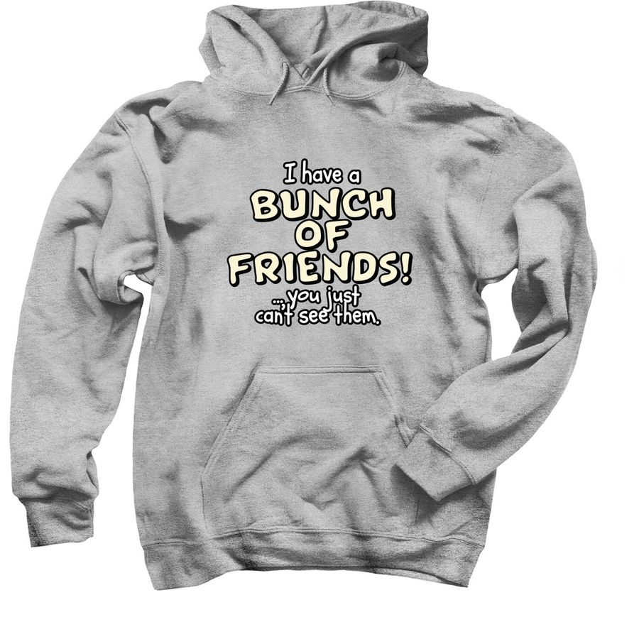 Bunch of Friends Hoodie, a Sport Grey Pullover Hoodie