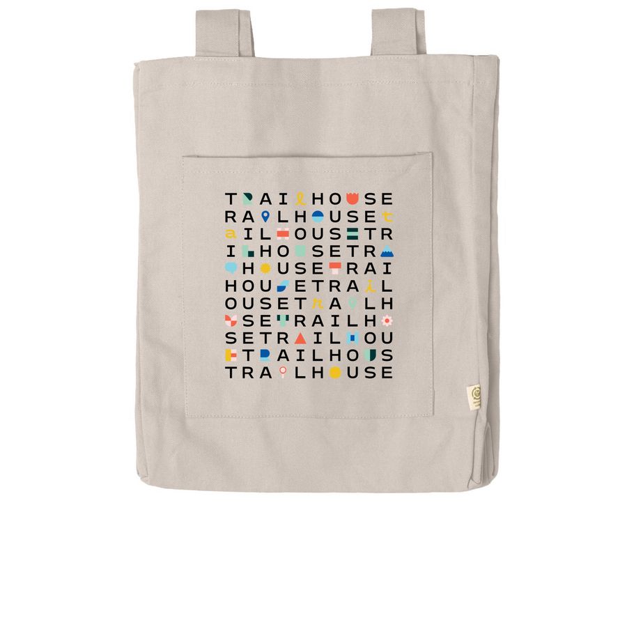 Visual Language Tote, a Pumice Reclaimist Everywhere Tote Bag