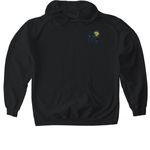 Mulherin Home - Bruce by the Bay, a Black Gildan Softstyle Pullover Hoodie (back-view)