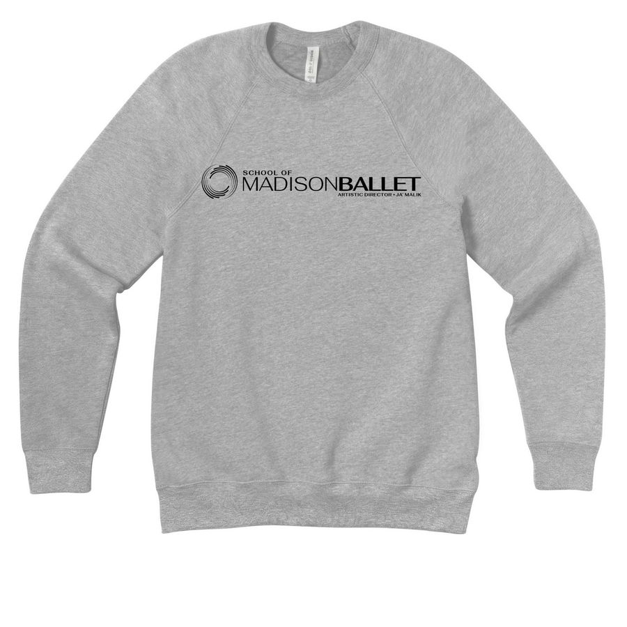 SMB Crewneck - Adult, a Athletic Heather Premium Raglan Crewneck Sweatshirt