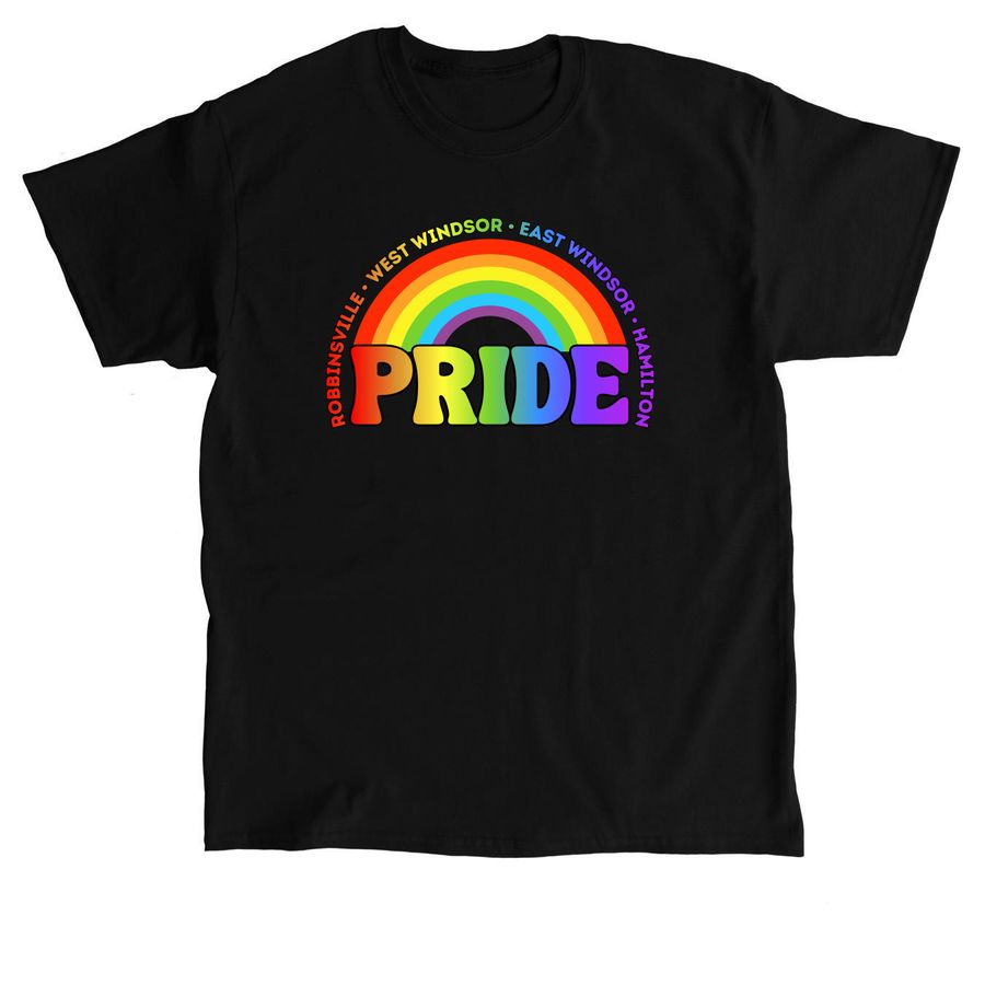 Pride 2026 Official Shirt, a Black Classic Unisex Tee