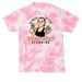 Takes a Village, a Bright Pink Crystal Tie Dye Tee