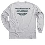 Dream of Detroit Classic Tee, a Sport Grey Classic Long Sleeve Tee (back-view)