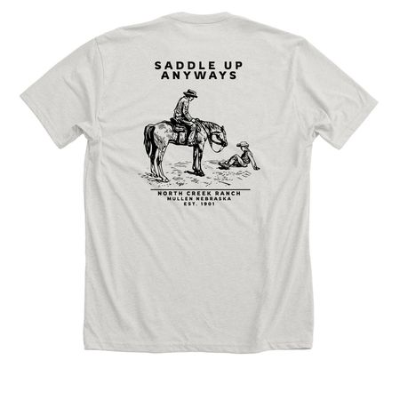 North Creek Ranch 2, a Heather Cement Premium Unisex Tee