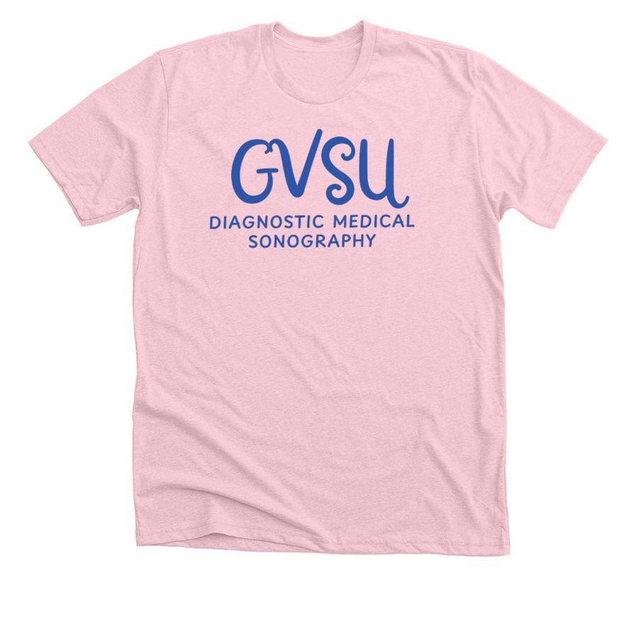 GVSU Diagnostic Medical Sonography&nbsp;, a Heather Pink Premium Unisex Tee