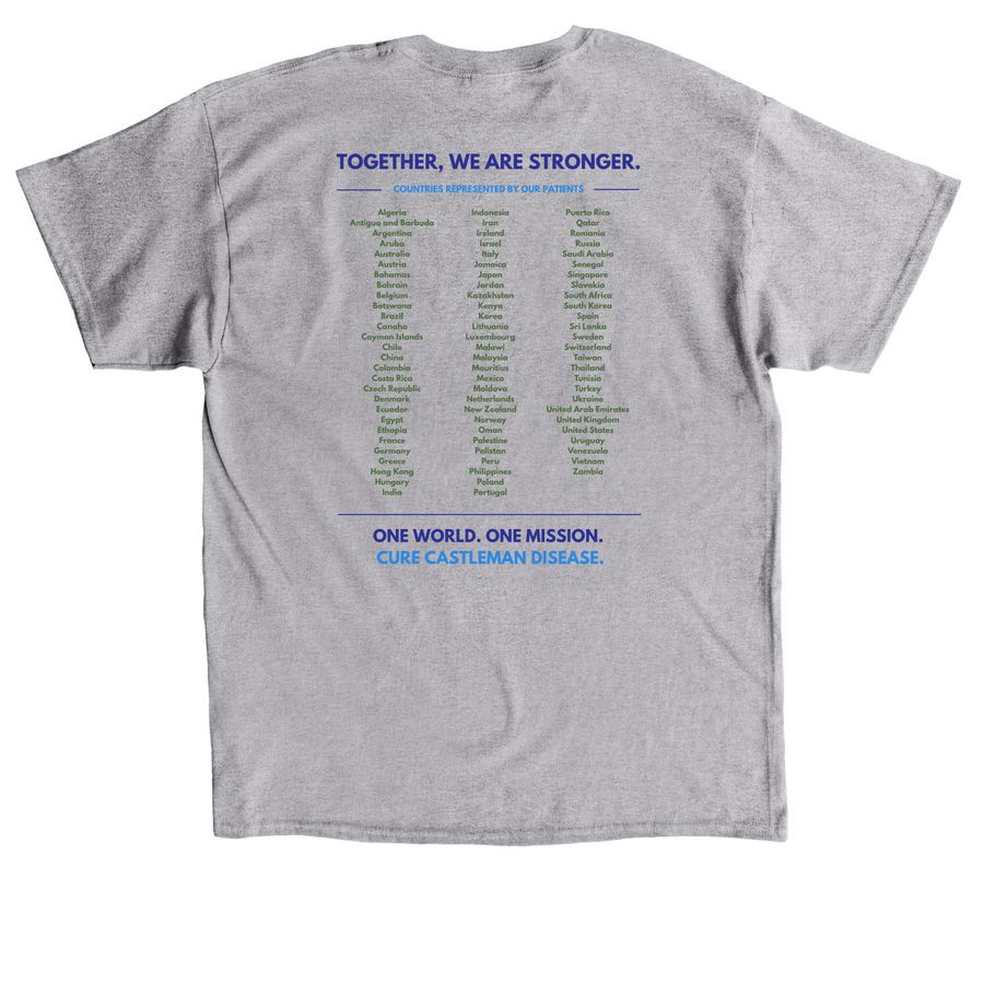 CDCN Warrior, a Sport Grey Classic Unisex Tee (back-view)