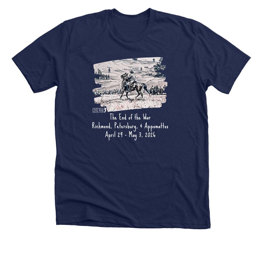 The End of the War Merch, a Solid Navy Blend Premium Unisex Tee