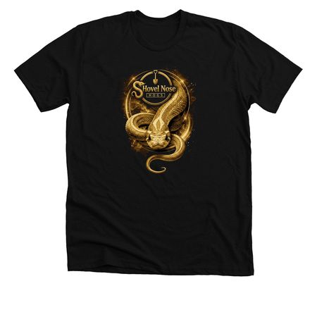 Shovel Logo, a Solid Black Blend Premium Unisex Tee