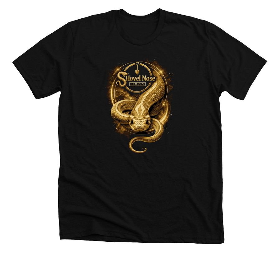 Shovel Logo, a Solid Black Blend Premium Unisex Tee