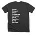 Foster Protect Share Cooperate Advocate Serve, a Dark Grey Heather Premium Unisex Tee
