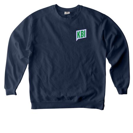 Katherine Bryant Ingman Campaign Tee & Crew, a True Navy Comfort Colors Crewneck Sweatshirt