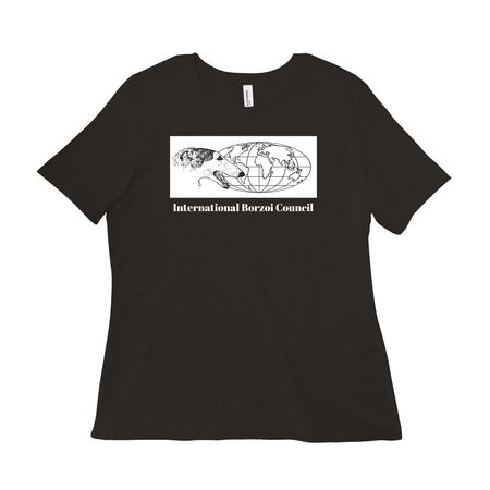 IBC Logo, a Black Women?s Relaxed Cotton Tee
