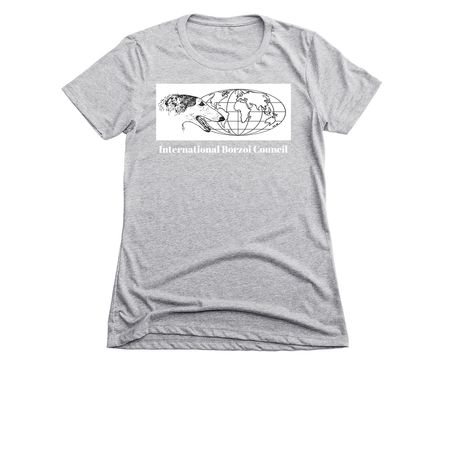 IBC Logo, a Dark Heather Grey Women's Slim Fit Tee