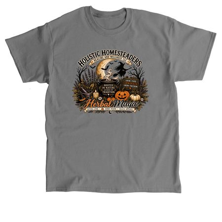Spooky Herbal Magic, a Charcoal Classic Unisex Tee