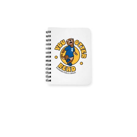 You Otter Read Notebook, a White Spiral Notebook