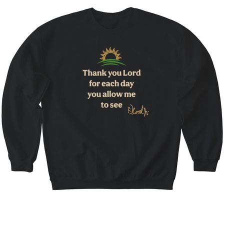 Ray Flood's inspirational quotes, a Black Softstyle Crewneck Sweatshirt