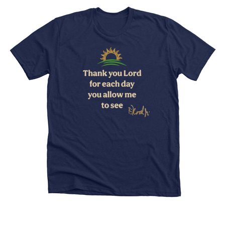 Ray Flood's inspirational quotes, a Solid Navy Blend Premium Unisex Tee