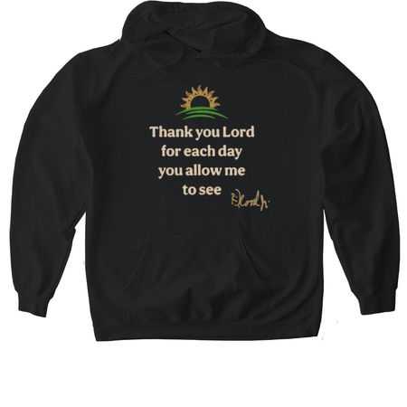 Ray Flood's inspirational quotes, a Black Gildan Softstyle Pullover Hoodie