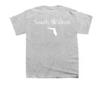 RSR Youth Tee- South Walton, a Sport Grey Youth Unisex Tee (back-view)
