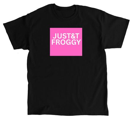 JusT&T Froggy, a Black Classic Unisex Tee