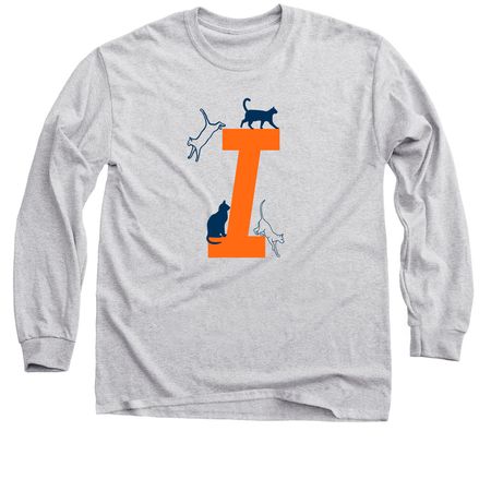 Cats in the College 2.0, a Sport Grey Classic Long Sleeve Tee